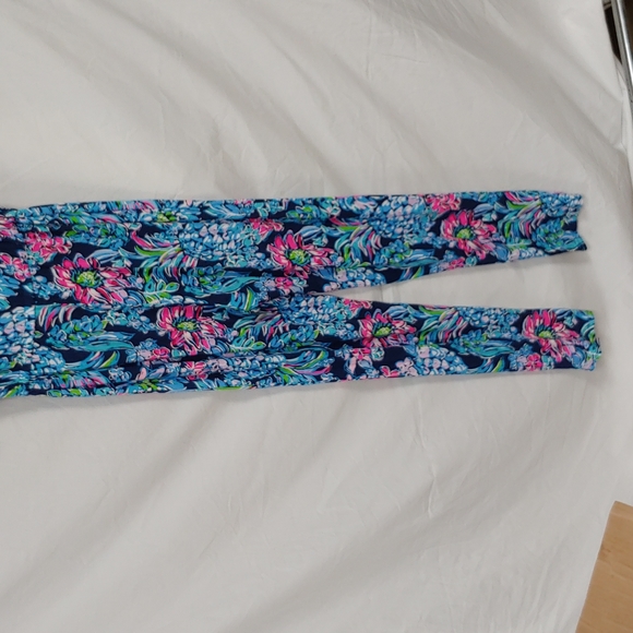 Lilly Pulitzer Calla Off the Shoulder Jumpsuit High Tide Pineapple XXS - Picture 7 of 9